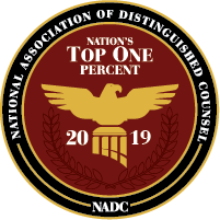 National Association of Distinguished Counsel: Top One Percent - Law Offices of Anna R. Yum
